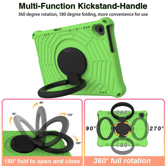 For Lenovo Tab M10 FHD TB-X605FC Spider King Silicone Protective Tablet Case(Green)