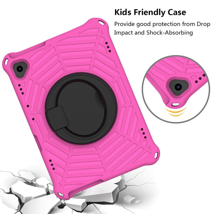 For Lenovo Tab M10 FHD TB-X605FC Spider King Silicone Protective Tablet Case(Rose Red) - Lenovo by PMC TechLife | Online Shopping South Africa | PMC TechLife | Buy Now Pay Later Mobicred
