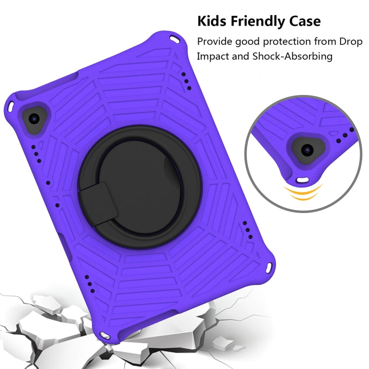 For Lenovo Tab M10 FHD TB-X605FC Spider King Silicone Protective Tablet Case(Purple)