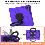 For Lenovo Tab M10 FHD TB-X605FC Spider King Silicone Protective Tablet Case(Purple)