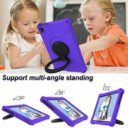 For Lenovo Tab M10 FHD TB-X605FC Spider King Silicone Protective Tablet Case(Purple)