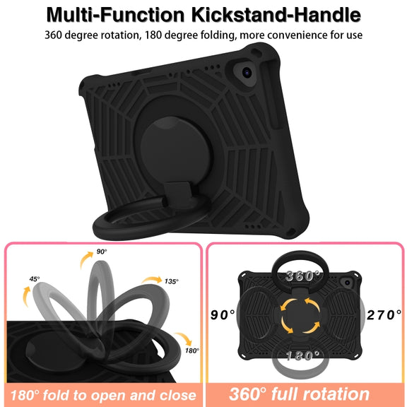 For Lenovo Tab M10 HD Gen 2 TB-X505 Spider King Silicone Protective Tablet Case(Black)