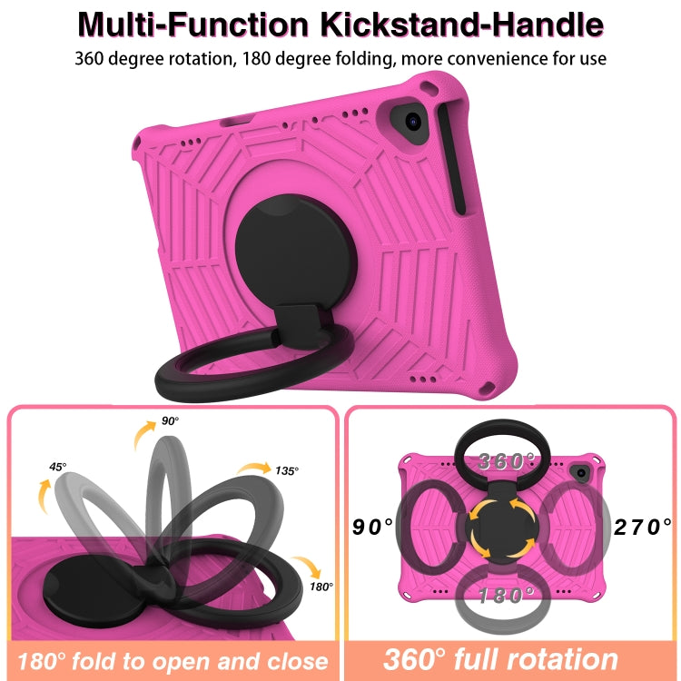 For Lenovo Tab M10 TB-X505F / TB-X605F 10.1 / M10 FHD REL TB-X605FC / TB-X605LC 10.1 Spider King Silicone Protective Tablet Case(Rose Red) - Lenovo by PMC TechLife | Online Shopping South Africa | PMC TechLife | Buy Now Pay Later Mobicred