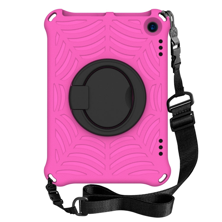 For Amazon Kindle Fire HD 8 2022 / 2020 Spider King Silicone Protective Tablet Case(Rose Red)