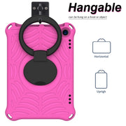 For Amazon Kindle Fire HD 8 2022 / 2020 Spider King Silicone Protective Tablet Case(Rose Red)