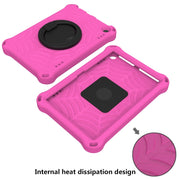 For Amazon Kindle Fire HD 8 2022 / 2020 Spider King Silicone Protective Tablet Case(Rose Red)