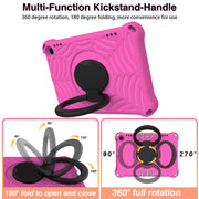 For Amazon Kindle Fire HD 8 2022 / 2020 Spider King Silicone Protective Tablet Case(Rose Red)