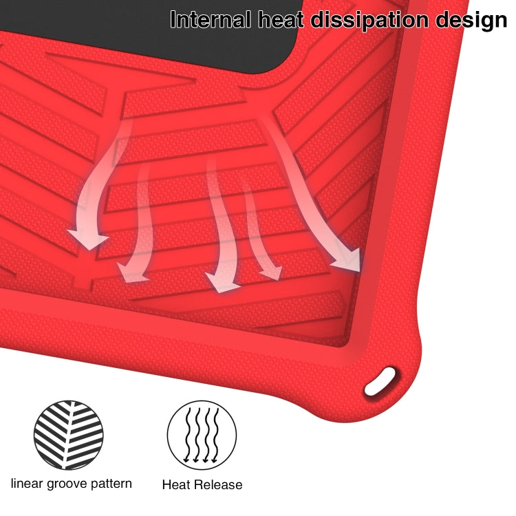 For Huawei MatePad T 10s Spider King Silicone Protective Tablet Case(Red) - Huawei by PMC TechLife | Online Shopping South Africa | PMC TechLife | Buy Now Pay Later Mobicred