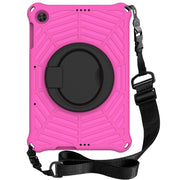 For Huawei MatePad T 10s Spider King Silicone Protective Tablet Case(Rose Red)