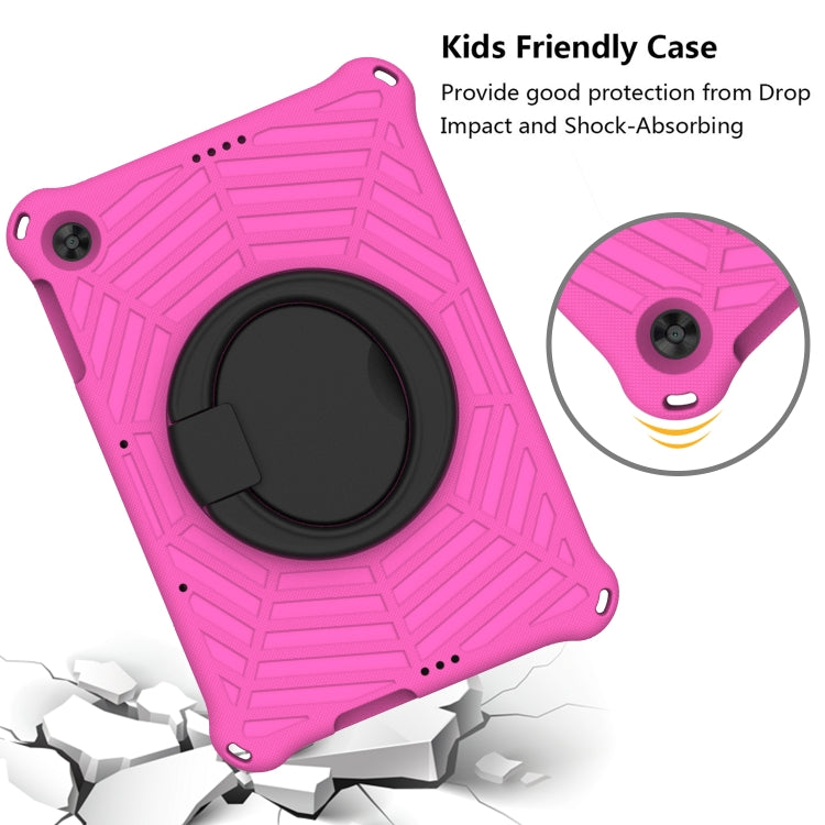 For Huawei MatePad T 10s Spider King Silicone Protective Tablet Case(Rose Red) - Huawei by PMC TechLife | Online Shopping South Africa | PMC TechLife | Buy Now Pay Later Mobicred