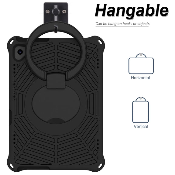 For Huawei MediaPad T5 Spider King Silicone Protective Tablet Case(Black)