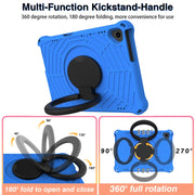 For Huawei MediaPad T5 Spider King Silicone Protective Tablet Case(Blue)