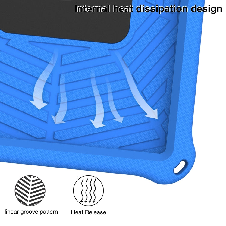 For Huawei MediaPad T5 Spider King Silicone Protective Tablet Case(Blue) - Huawei by PMC TechLife | Online Shopping South Africa | PMC TechLife | Buy Now Pay Later Mobicred