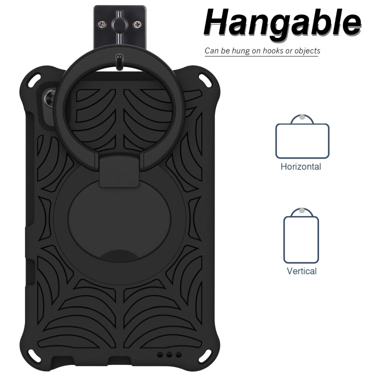 For Huawei MediaPad M5 Lite 8 Spider King Silicone Protective Tablet Case(Black)