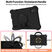 For Huawei MediaPad M5 Lite 8 Spider King Silicone Protective Tablet Case(Black)