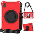 For Huawei MediaPad M5 Lite 8 Spider King Silicone Protective Tablet Case(Red) - Huawei by PMC TechLife | Online Shopping South Africa | PMC TechLife | Buy Now Pay Later Mobicred