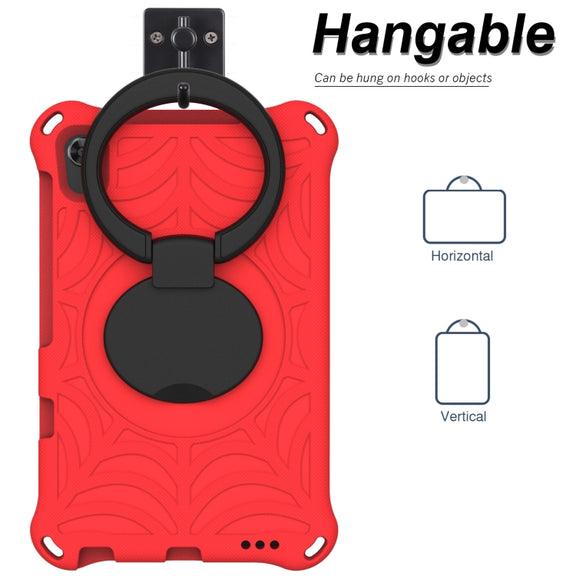 For Huawei MediaPad M5 Lite 8 Spider King Silicone Protective Tablet Case(Red)