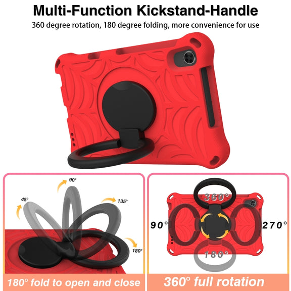 For Huawei MediaPad M5 Lite 8 Spider King Silicone Protective Tablet Case(Red)