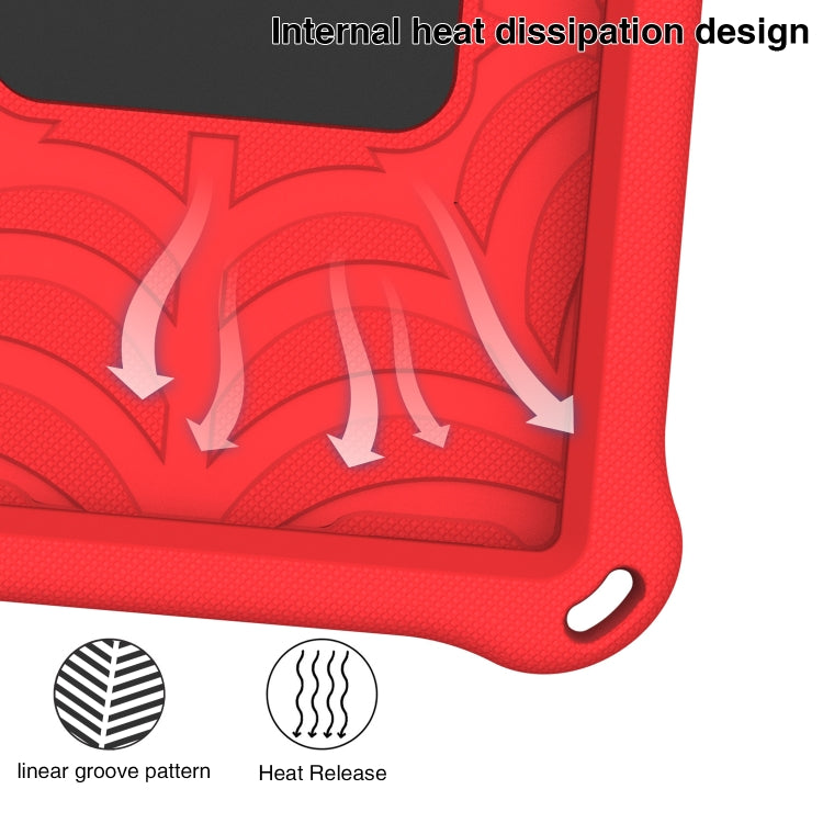 For Huawei MediaPad M5 Lite 8 Spider King Silicone Protective Tablet Case(Red) - Huawei by PMC TechLife | Online Shopping South Africa | PMC TechLife | Buy Now Pay Later Mobicred