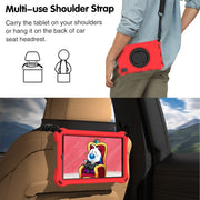 For Huawei MediaPad M5 Lite 8 Spider King Silicone Protective Tablet Case(Red)