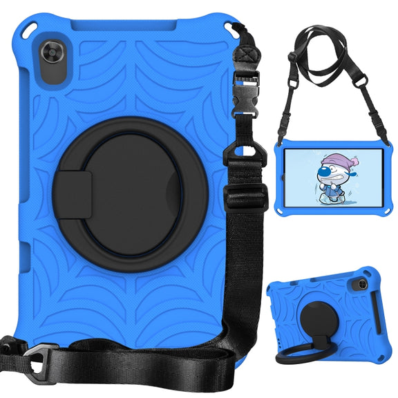 For Huawei MediaPad M5 Lite 8 Spider King Silicone Protective Tablet Case(Blue)