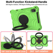 For Huawei MediaPad M5 Lite 8 Spider King Silicone Protective Tablet Case(Green)