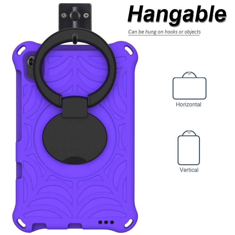 For Huawei MediaPad M5 Lite 8 Spider King Silicone Protective Tablet Case(Purple)