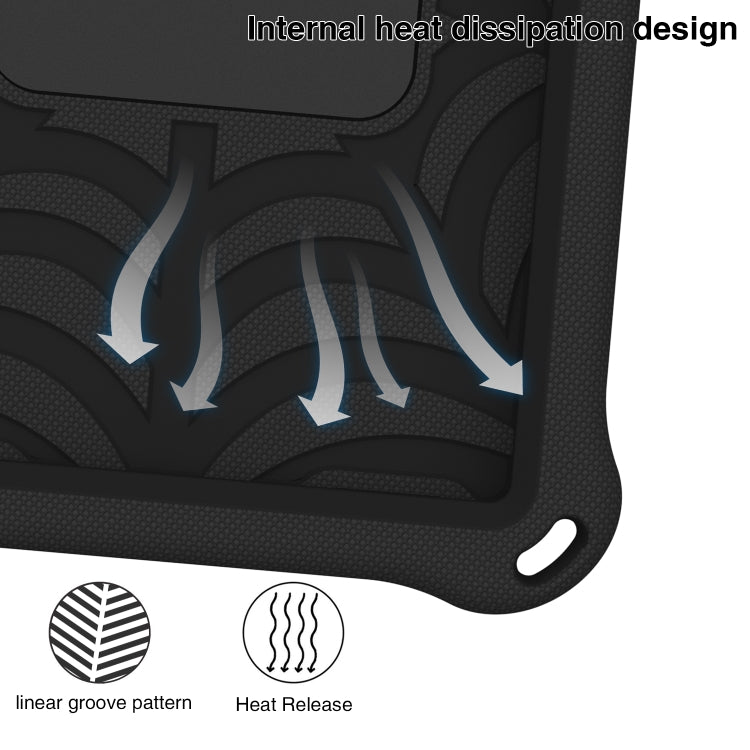 For Huawei MediaPad M6 8.4 Spider King Silicone Protective Tablet Case(Black) - Huawei by PMC TechLife | Online Shopping South Africa | PMC TechLife | Buy Now Pay Later Mobicred