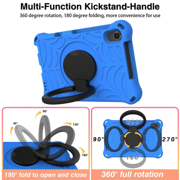 For Huawei MediaPad M6 8.4 Spider King Silicone Protective Tablet Case(Blue)