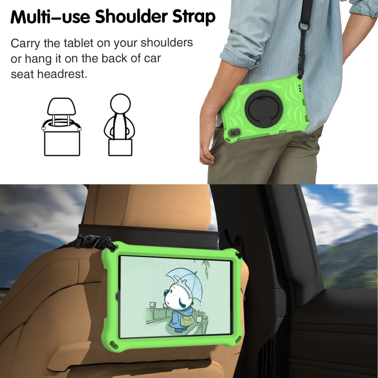 For Huawei MediaPad M6 8.4 Spider King Silicone Protective Tablet Case(Green)