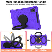 For Huawei MediaPad M6 8.4 Spider King Silicone Protective Tablet Case(Purple)