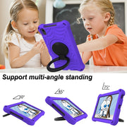 For Huawei MediaPad M6 8.4 Spider King Silicone Protective Tablet Case(Purple)