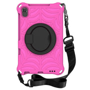 For Huawei MatePad T8 Spider King Silicone Protective Tablet Case(Rose Red)