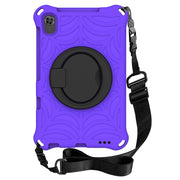 For Huawei MatePad T8 Spider King Silicone Protective Tablet Case(Purple)