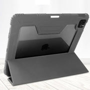 For iPad Pro 12.9 inch 2022 / 2021 / 2020 Mutural Horizontal Flip PC + TPU + PU Leather Tablet Case with Holder & Pen Slot(Red)