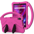 For Lenovo Tab M8 4th Gen EVA Flat Anti Falling Protective Tablet Case Shell with Holder(Rose Red) - Lenovo by PMC TechLife | Online Shopping South Africa | PMC TechLife | Buy Now Pay Later Mobicred