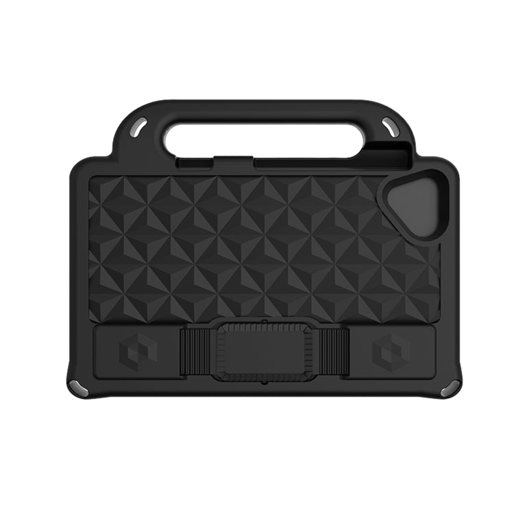 For Lenovo Tab M8 4th Gen Diamond Series EVA Anti-Fall Shockproof Sleeve Tablet Case with Holder & Strap(Black) - Lenovo by PMC TechLife | Online Shopping South Africa | PMC TechLife | Buy Now Pay Later Mobicred