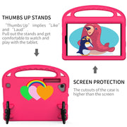 For Lenovo Tab M8 4th Gen Love Small Palm Holder EVA Tablet Case(Rose Red)
