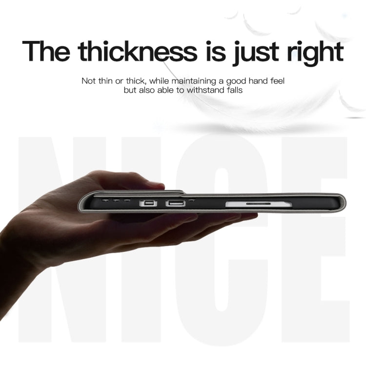 For Microsoft Surface Pro X Sheepskin All-Inclusive Shockproof Protective Case(Blue) - Others by PMC TechLife | Online Shopping South Africa | PMC TechLife | Buy Now Pay Later Mobicred