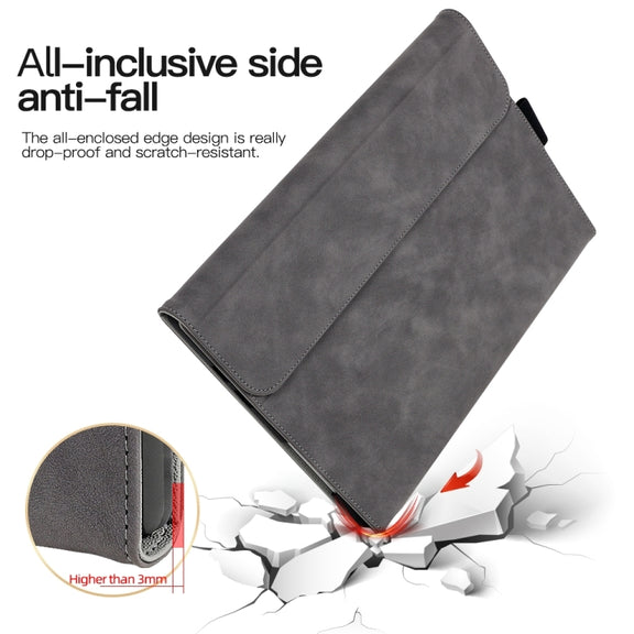 For Microsoft Surface Pro 8 Sheepskin All-Inclusive Shockproof Protective Case(Brown)