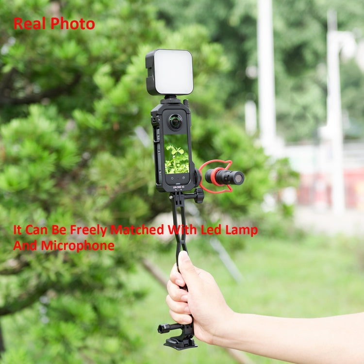 For Insta360 X3 YELANGU LW-ONE X3 Metal Cage Extended Frame Case With T1 Tripod - free shipping - PMC Jewellery - Order now!