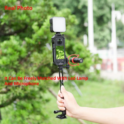 For Insta360 X3 YELANGU LW-ONE X3 Metal Cage Extended Frame Case With T1 Tripod - free shipping - PMC Jewellery - Order now!