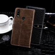 For Lenovo A6 Note idewei Crocodile Texture Horizontal Flip Leather Case with Holder & Card Slots & Wallet(Dark Blue)