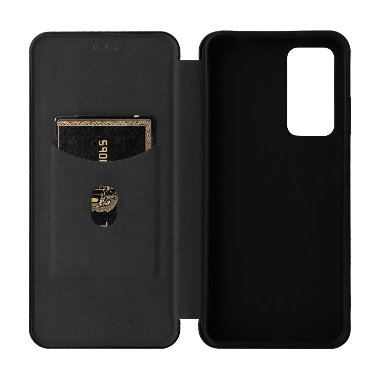 For Blackview A85 Carbon Fiber Texture Flip Leather Phone Case(Black)