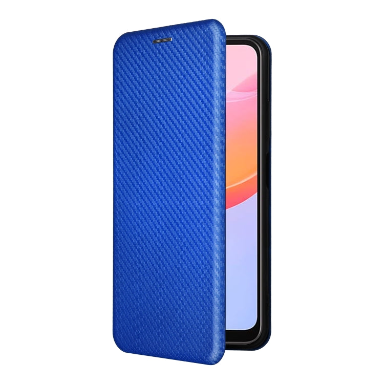 For Blackview A85 Carbon Fiber Texture Flip Leather Phone Case(Blue) - More Brand by PMC TechLife | Online Shopping South Africa | PMC TechLife | Buy Now Pay Later Mobicred