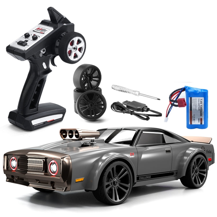 JJR/C Q142 Full Scale Electric Four-wheel Drive Muscle High Speed Drift RC Car(Grey) - RC Cars by JJR/C | Online Shopping South Africa | PMC TechLife