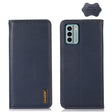 For Nokia G22 4G KHAZNEH Nappa Top Layer Cowhide Leather Phone Case(Blue) - Nokia Cases by PMC TechLife | Online Shopping South Africa | PMC TechLife | Buy Now Pay Later Mobicred