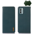 For Nokia G22 4G KHAZNEH Nappa Top Layer Cowhide Leather Phone Case(Green) - Nokia Cases by PMC TechLife | Online Shopping South Africa | PMC TechLife | Buy Now Pay Later Mobicred