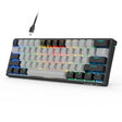 AULA F3261 Type-C Wired Hot Swappable 61 Keys RGB Mechanical Keyboard(Black Grey Tea Shaft) - Wired Keyboard by AULA | Online Shopping South Africa | PMC TechLife | Buy Now Pay Later Mobicred