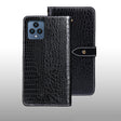 For T-Mobile REVVL 6 5G idewei Crocodile Texture Leather Phone Case(Black) - More Brand by idewei | Online Shopping South Africa | PMC TechLife | Buy Now Pay Later Mobicred